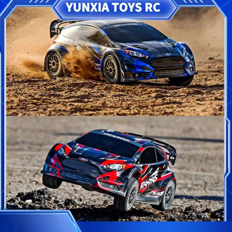 TRAXXAS remote control brushless full-size simulation 1:10 Ford rally car racing off-road BL-2s Ford Fiesta ST Rally 74154-4