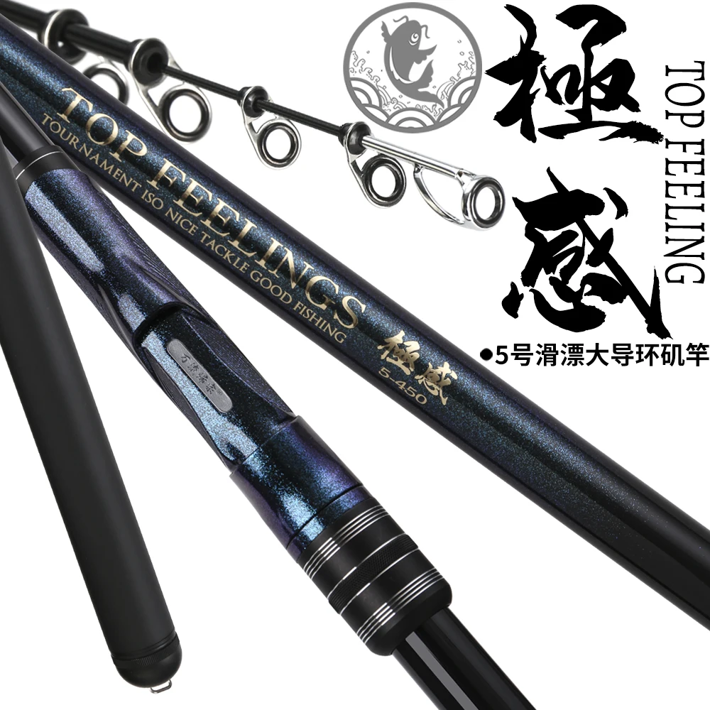 

WLGZ Rock Fishing Rod 5#-7# 3.6/3.9/1.5/5.3m 178g High Carbon Untralight Hard Distance Throwing Rod For Saltwater Freshwater