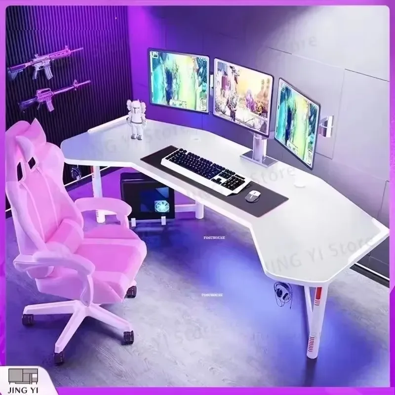 프로페셔널 게이밍 데스크 인체공학적 컴퓨터 책상 (사무 - Desk Setup L Shaped 리뷰 및 가격