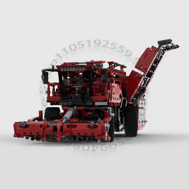 3747 أجزاء MOC تخصيص 42082 T4-30 السكر البنجر حصادة نموذج اللبنات الطوب الجمعية لتقوم بها بنفسك اللعب هدايا عيد الميلاد #2