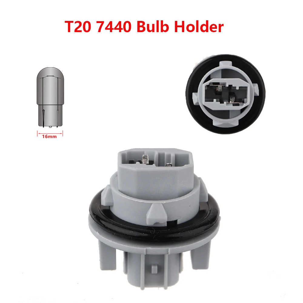 

1x For Honda Civic Odyssey CR-V XRV T20 7440 Bulb Holder Car Light Socket Accessories