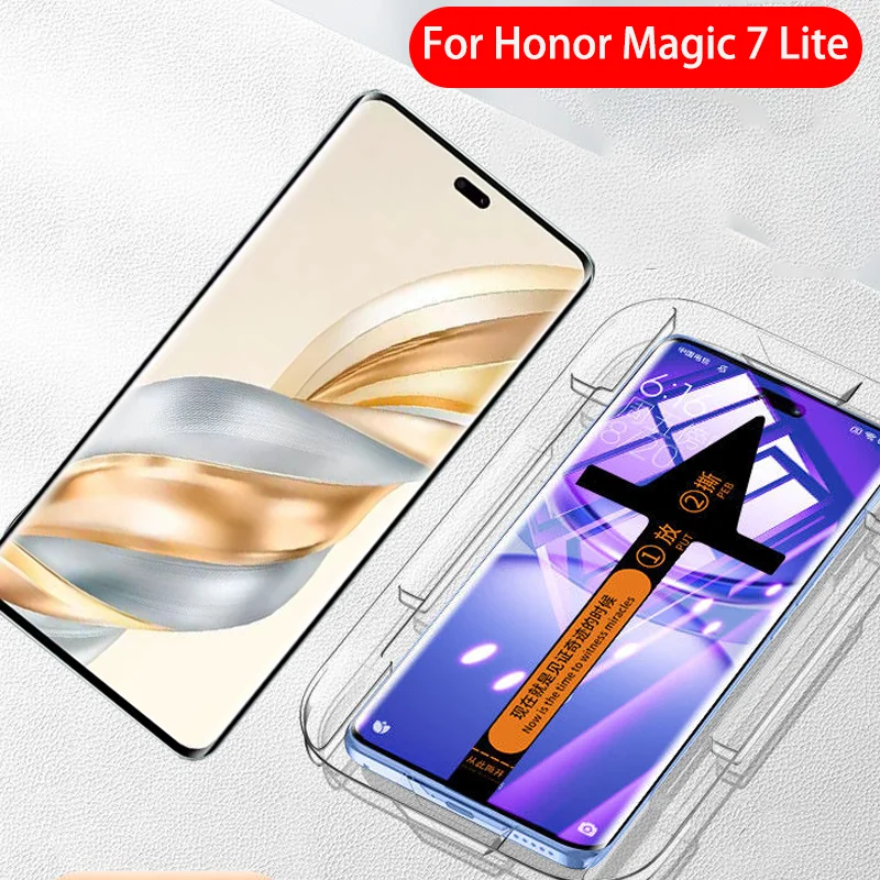 

2PC Tempered Glass For Honor Magic 7 Lite Dust-free Installation Film Screen Protector for HONOR MAGIC 7 LITE
