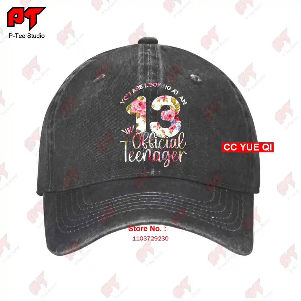 

13Th Birthday Girls Teenager Baseball Caps Truck Cap QT0X