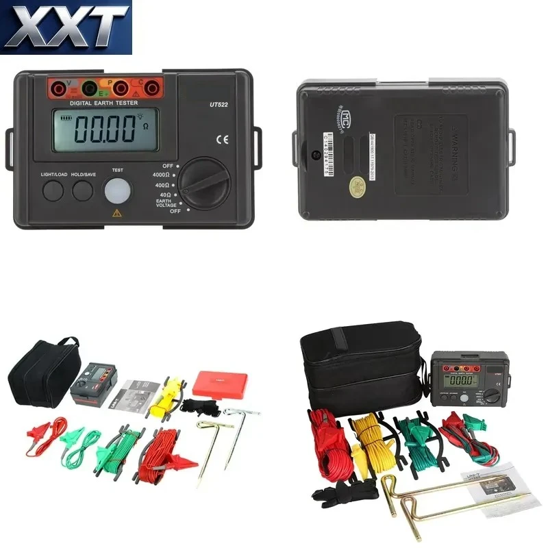 XXT UT522 Digital Earth Ground Resistance Tester AC Earth Insulation Resistance Tester