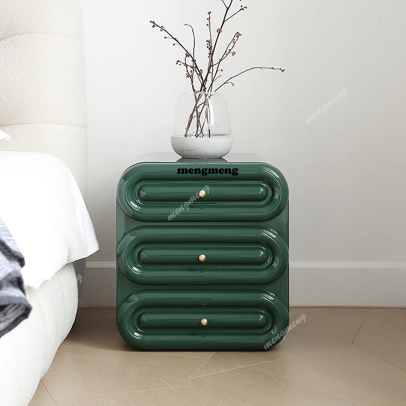 Table de nuit de rangement de couleur, petit tiroir nordique, organisateur étroit, tables de chevet uniques, Design de luxe, meubles de chambre à coucher DD