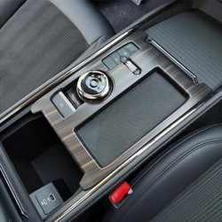 For Ford Mondeo Fusion Evos 2022 2023 Stainless/ABS LHD Car gear shift knob frame panel Decor Cover Trim Car Sticker Accessories
