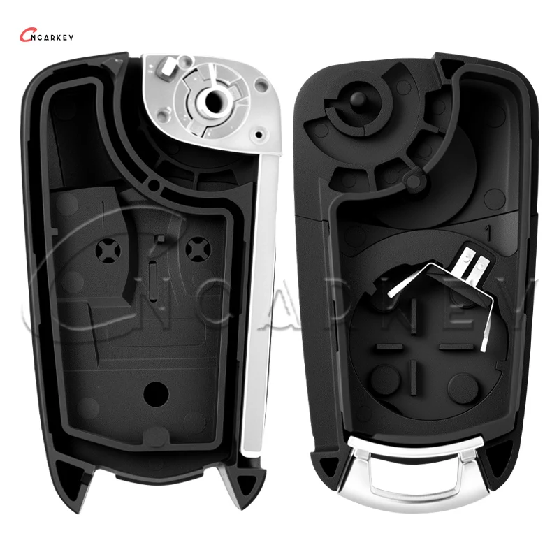 Flip Remote Key PCF7941/7946 fit Opel Vauxhall Astra H Zafira B Corsa D Vectra C Signum ID46 Chip 433Mhz With Logo 2/3 Buttons
