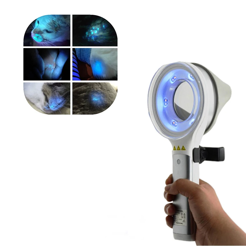 Medical CE 365nm UV Light Vet Skin Examination Veterinary Cat Dog Medical Pet Clinic Animal Wood Lamp Pet Medical Center