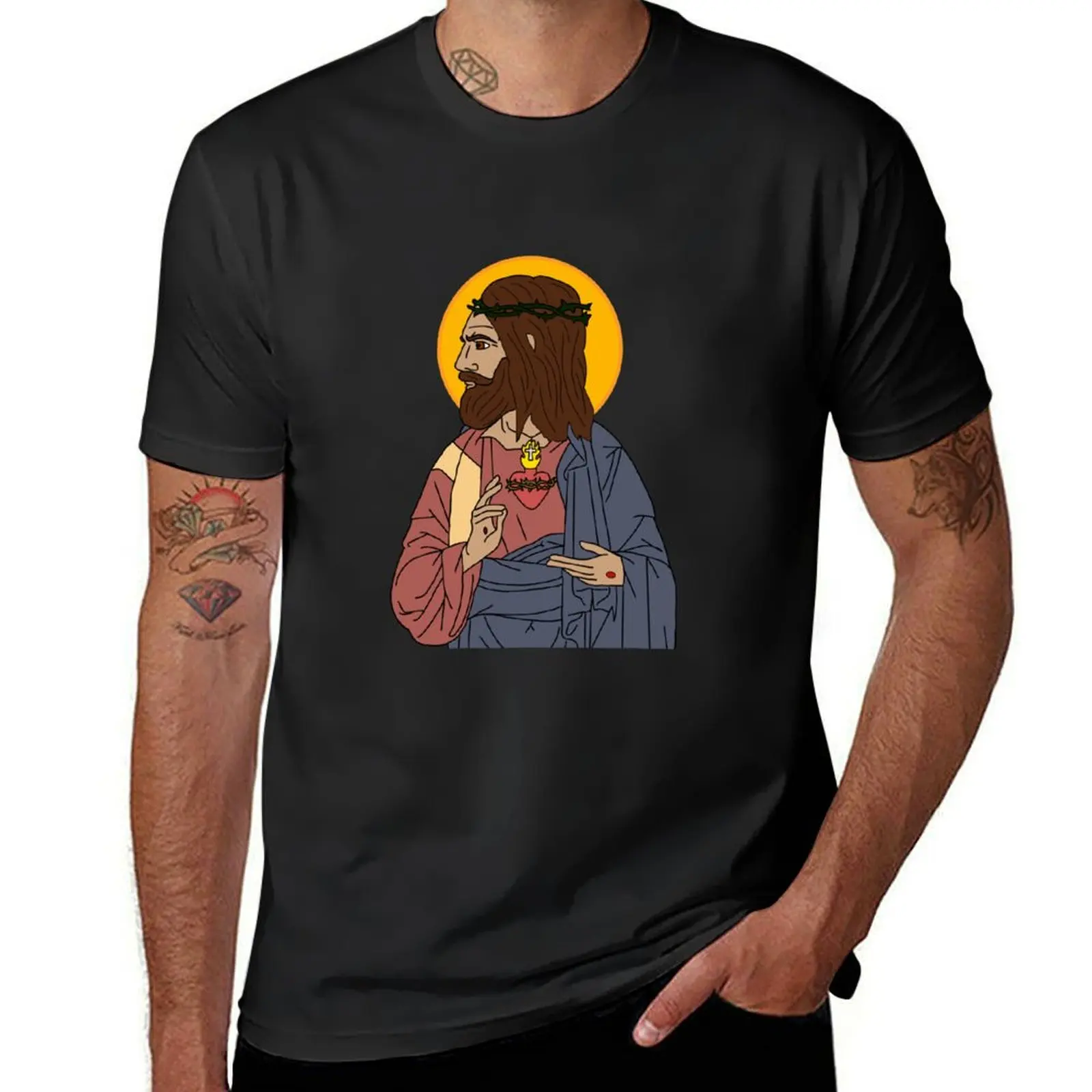 

JESUS IS KING T-Shirt blacks korean fashion funnys t shirt men