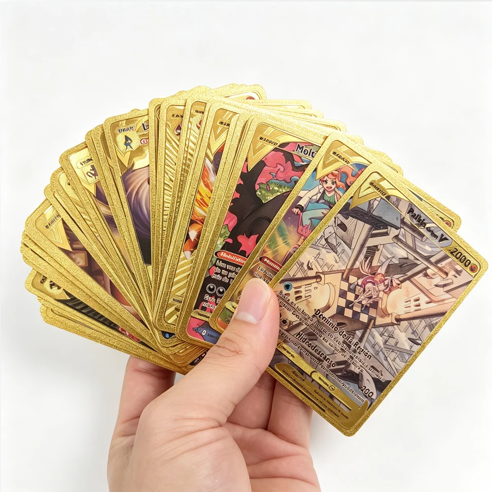Pokémon Cards Gold Silver Vmax - Party Games In Spanish ulasan dan harga