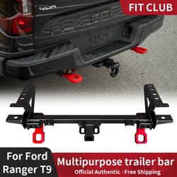 For Ford Ranger T9 2023 2024 4x4 Trailer bumper 70000 Lbs 2 inc D-Ring Shackle Trailer arm Off road rescue Ranger T9 accessories