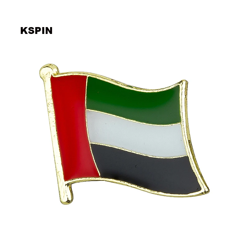 United Arab Emirates Flag Metal Badge Flag Brooch National Flag Lapel Pin International Travel Pins