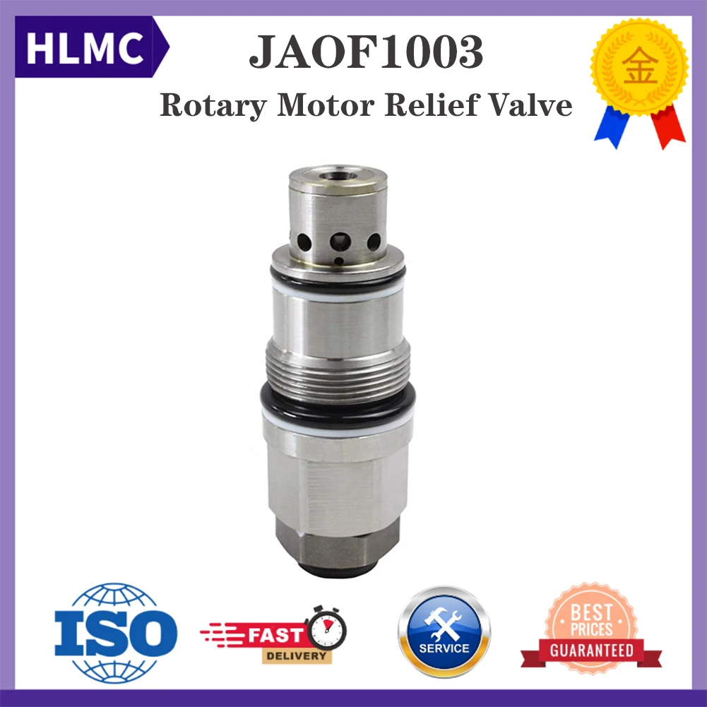 Excavator Hydraulic Parts DH55 DH60-7 Rotary Motor Relief Valve For Daewoo JAOF1003 JAOF1003-B JAOF-1003