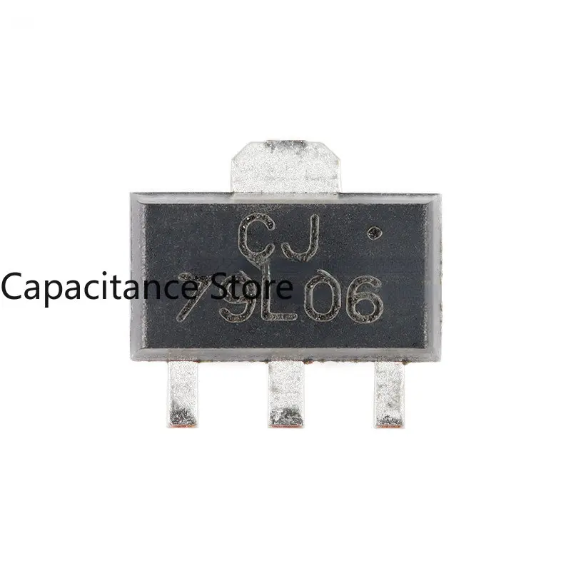 10PCS Original Genuine CJ79L06 SOT-89 6V 100mA Three-terminal Negative Voltage Regulator  Chip