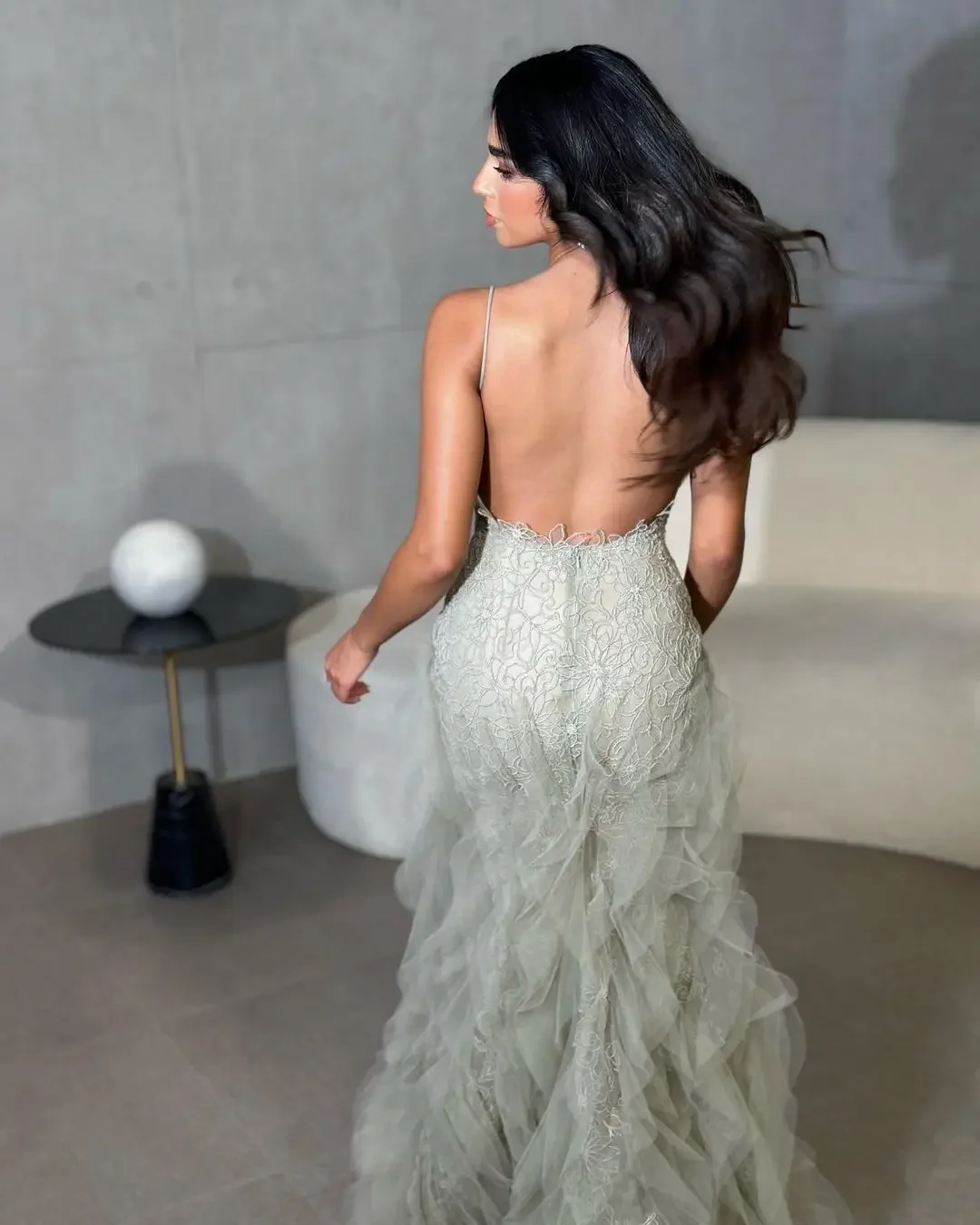 Vestido De fiesta De sirena con escote en V y espalda descubierta, traje De noche Formal para mujer, 2023