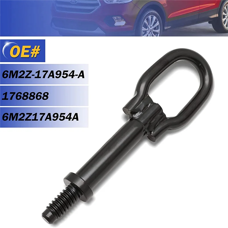 Front&Rear Tow Hook Recovery Towing Hook for 2013-2021 Ford Escape Focus Fusion Mustang 6M2Z-17A954-A, 1768868