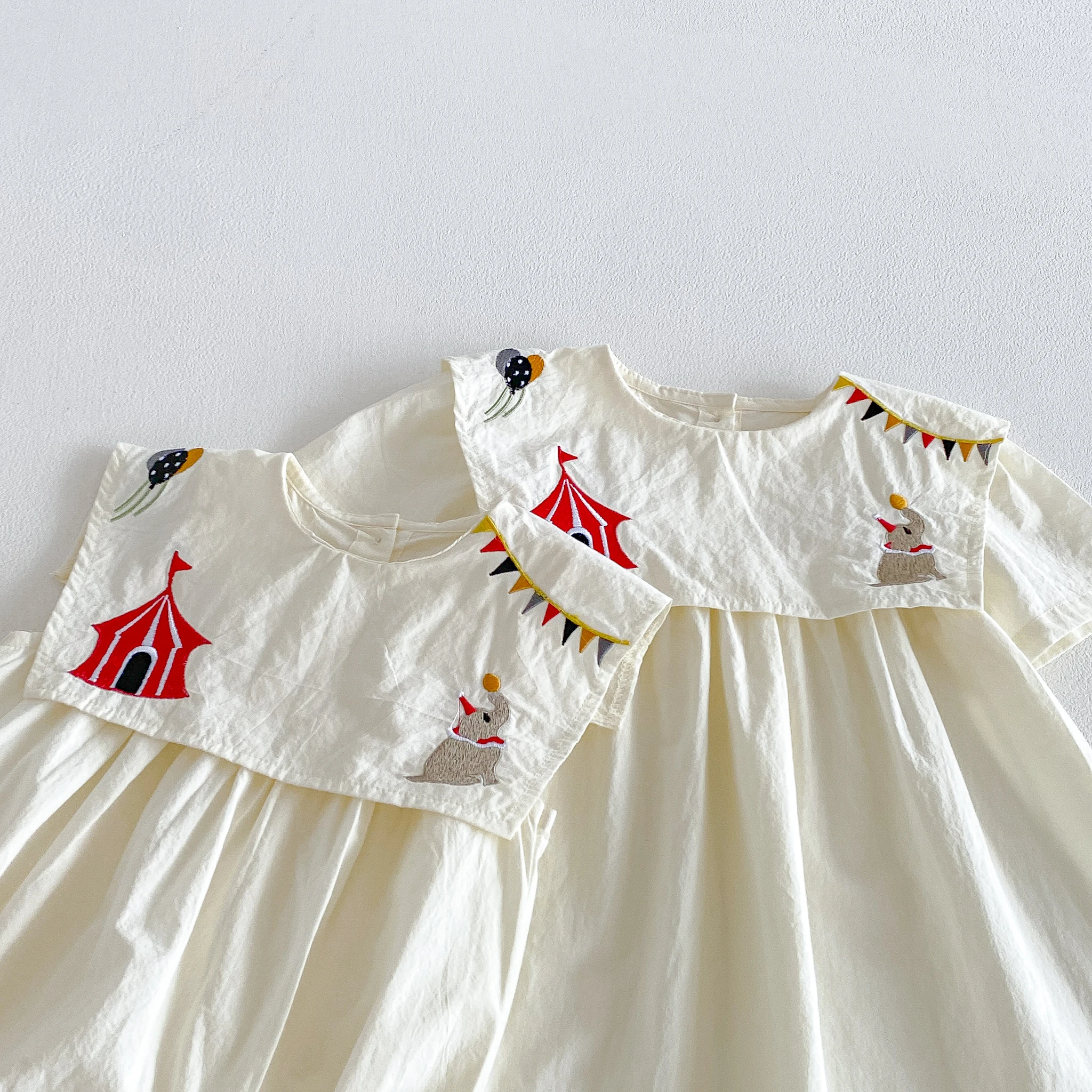Neu eingetroffen: Baby-Wickelkleid für Mädchen, ärmelloser Sommer-Strampler im koreanischen Stil – Detail 5