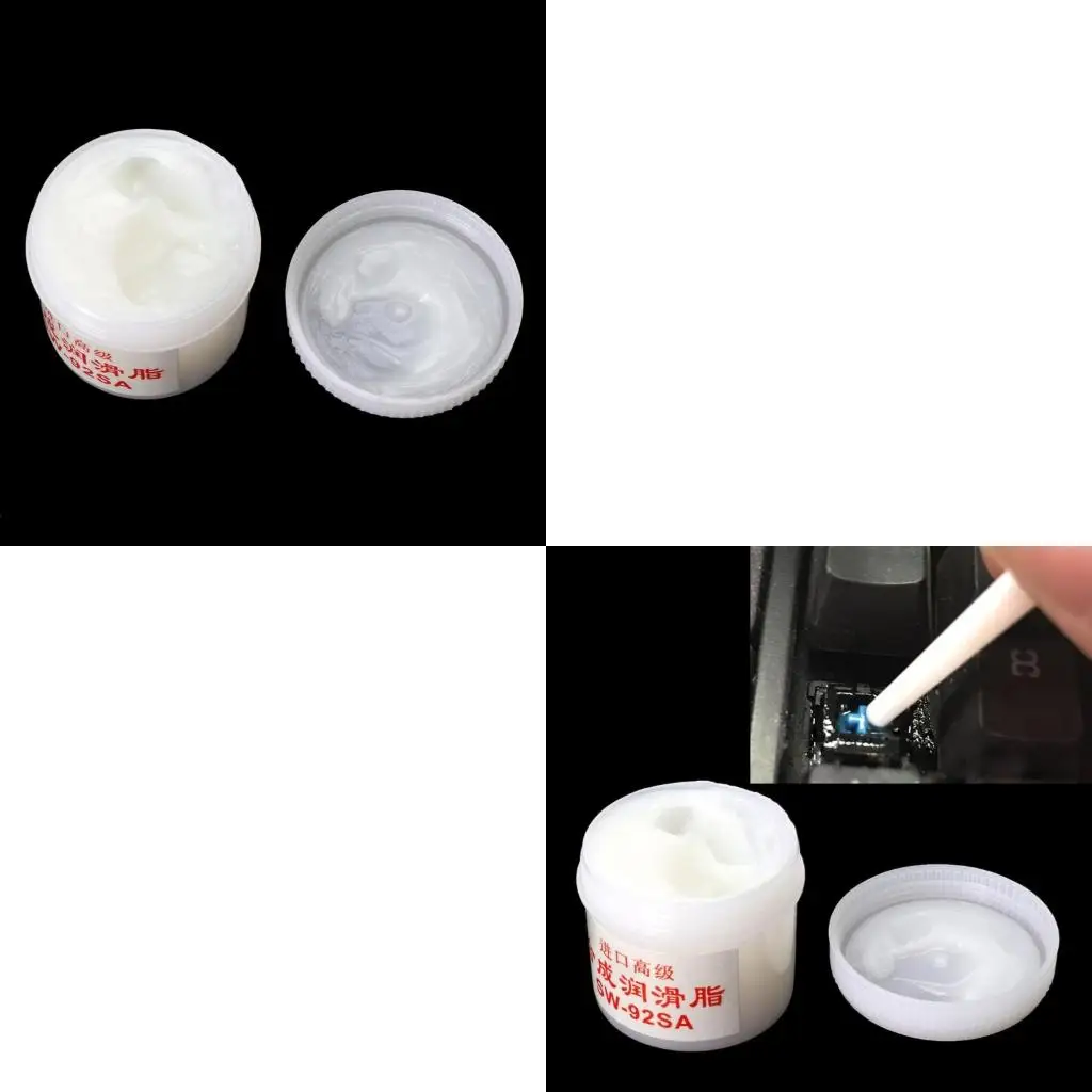  Synthetic Grease Fusser Film Plastic Keyboard Gear Grease Bearing Grease Lubricating Oil for Keyboard Fan Optical Drives