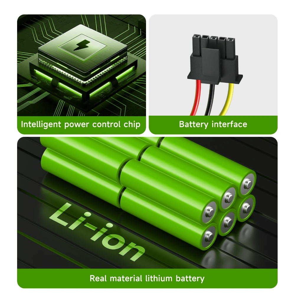 بطارية مفرغة روبوت 14.4 فولت 3500 مللي أمبير في الساعة لبطارية ليثيوم أيون Eufy L50 L60 SES/Hybrid Series Xiaomi Mop 2 Lite N011-4S1P #5