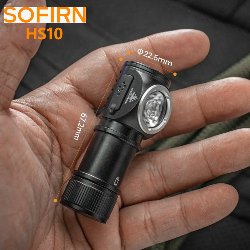 SOFIRN HS10 헤드램프 90CRI LED 1100lm USB C 충전식 16340 ... - 2