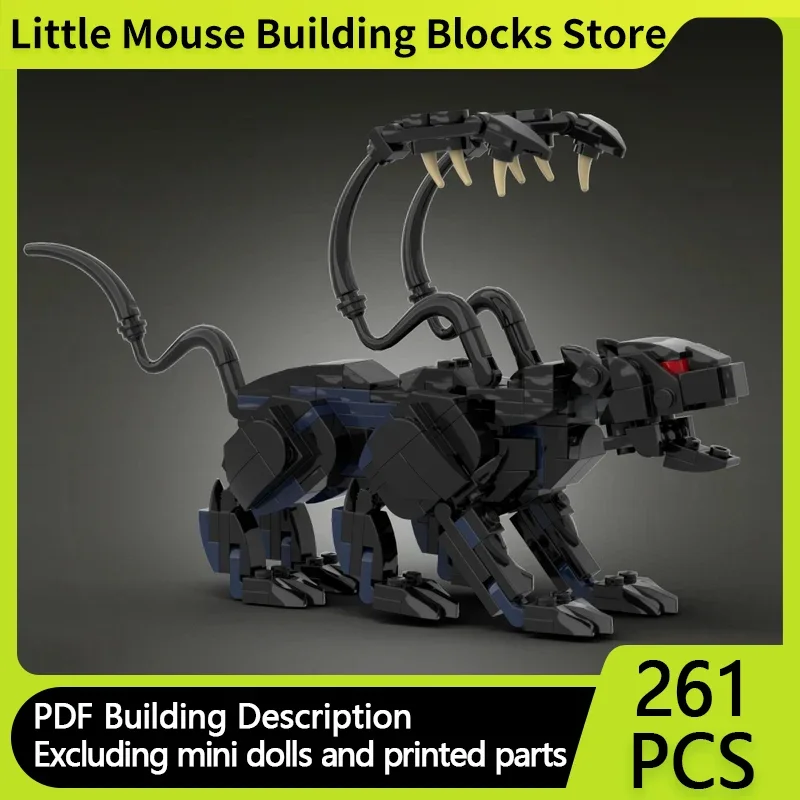 Medieval Castle Monsters Model MOC Building Bricks Displacer Beast Modular Technology Gifts Holiday Assemble Children Toys Suit