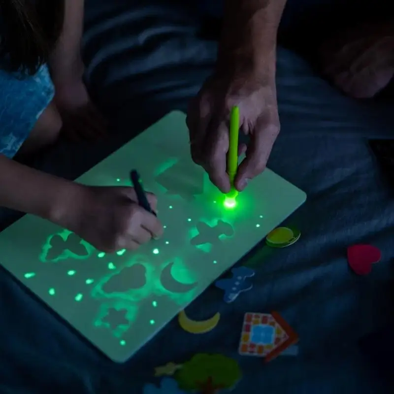 Led Drawing Copy Pad  Portable Writing board Toy Drawing Painting Tablet Toy Early Learning Educational Toy For Children Gift