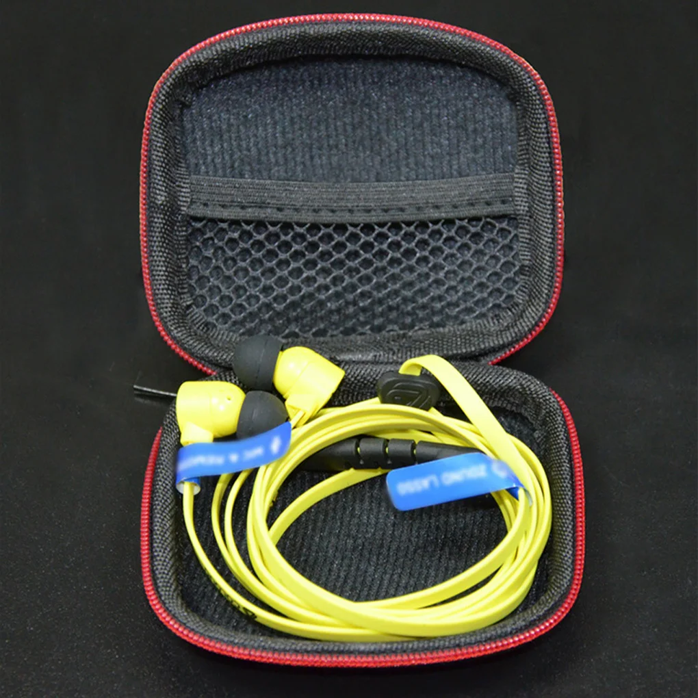 5/10pcs Mini Portable Earphone bag Coin Purse Headphone USB Cable Case Storage Box Wallet Carrying Pouch Bag Earphone Accessory