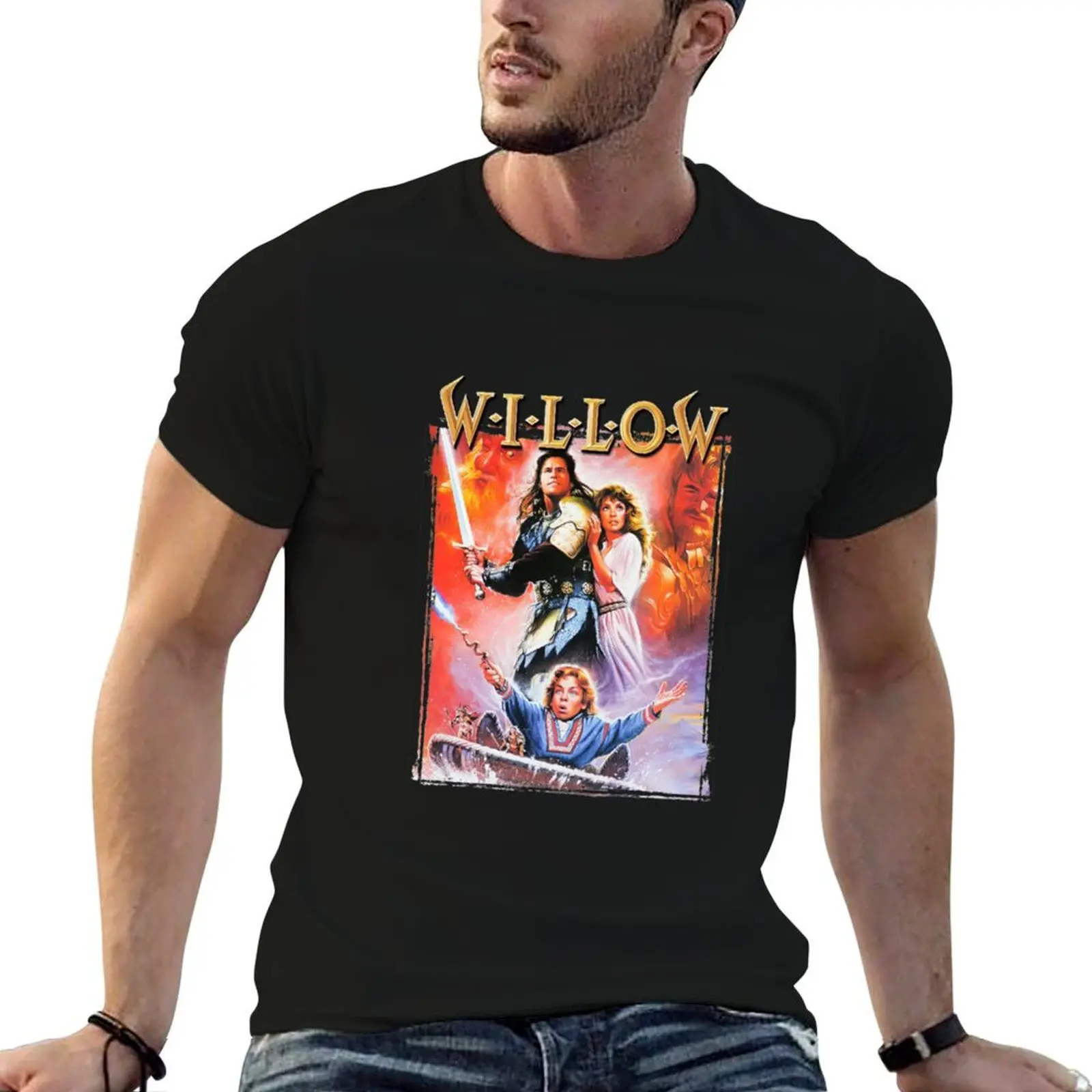Willow T-Shirt plus sizes graphic t shirt vintage mens t shirts casual stylish
