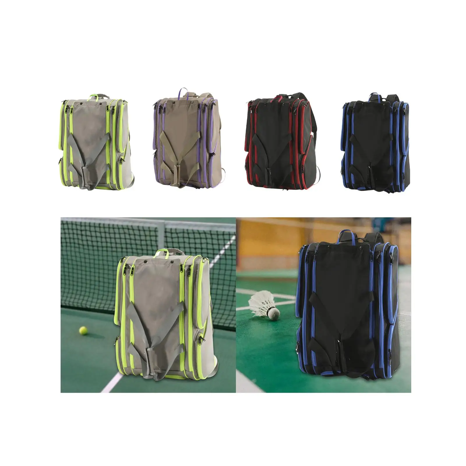 Bolsa de Pickleball Mochila deportiva Mochila Tote Daypack Bolsa de lona Bolsa de almacenamiento de equipo