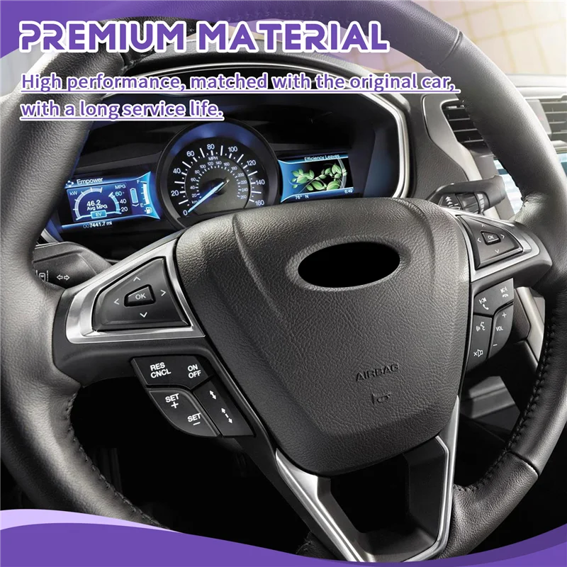 

Car Steering Wheel Volume Adjustment Cruise Control Switch DG9T-9E740GFW DG9T-9E740DBW For Ford Fusion 2013-2018-A54R