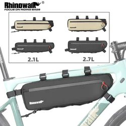 Rhinowalk Bike Triangle Bag 2.1L/2.7L Cycling Top Tube Front Frame Bag MTB Road Bike Pouch Repair Tools Storage Bag Accessories