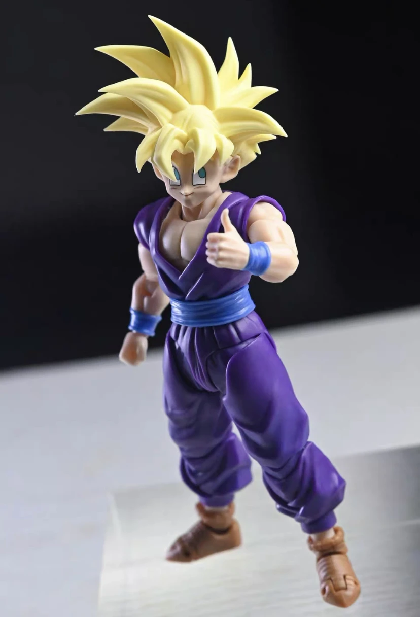متوفر في المخزون Ko Hm & Air لعبة دراغون بول Shf Son Gohan Ssj Ha001 Ha003 رؤساء مجموعة إكسسوارات شخصيات الحركة أنيمي لعبة مجسمة هدية الكريسماس #2