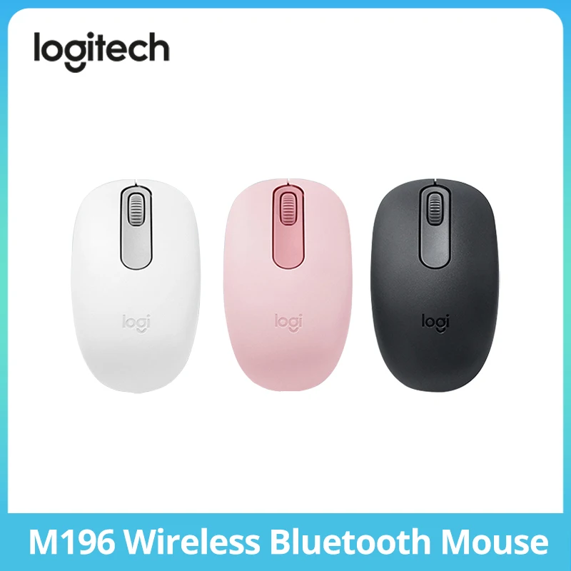 Logitech M196 Wireless Bluetooth Mouse Laptop Business Office Home Mouse Portable Comfort Logi Mouse