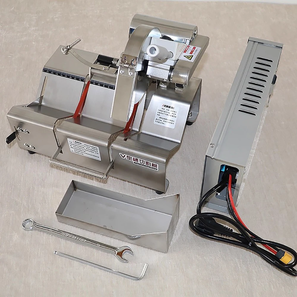 AC 220 V V-Groove Multifunktions-Präzisionsschneidemaschine – für Räucherstäbchen, Holz, Kupfer, Aluminium, Eisen, Edelstahl
