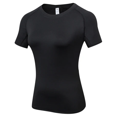Женская компрессионная футболка HooThreads для спорта лето