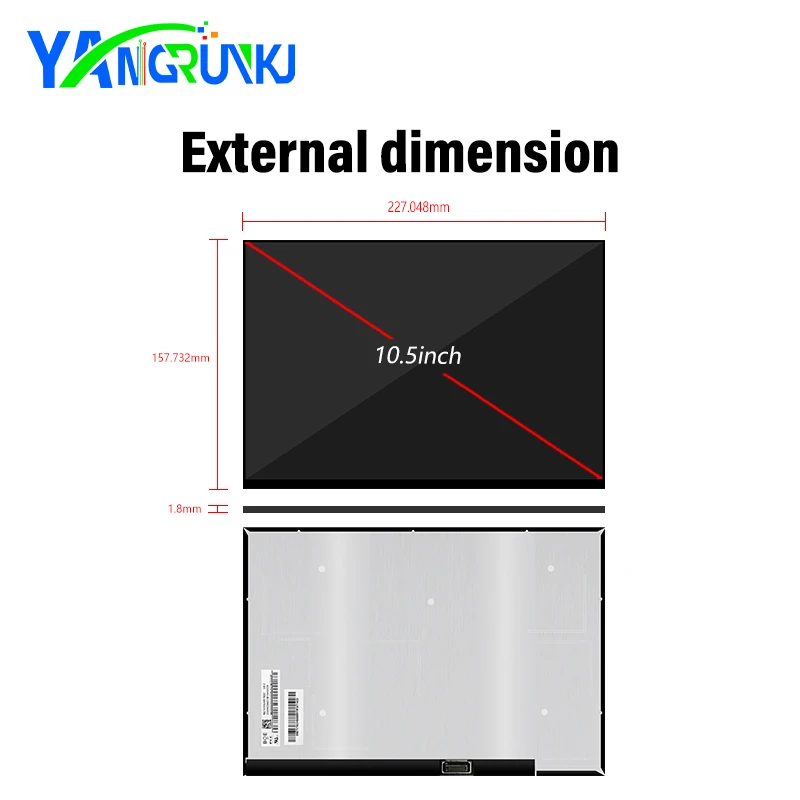 10.5 inch display screen with HDMI board 1920*1280 portable monitor screen 420 nite edp 50Pins NV105WAM-N32