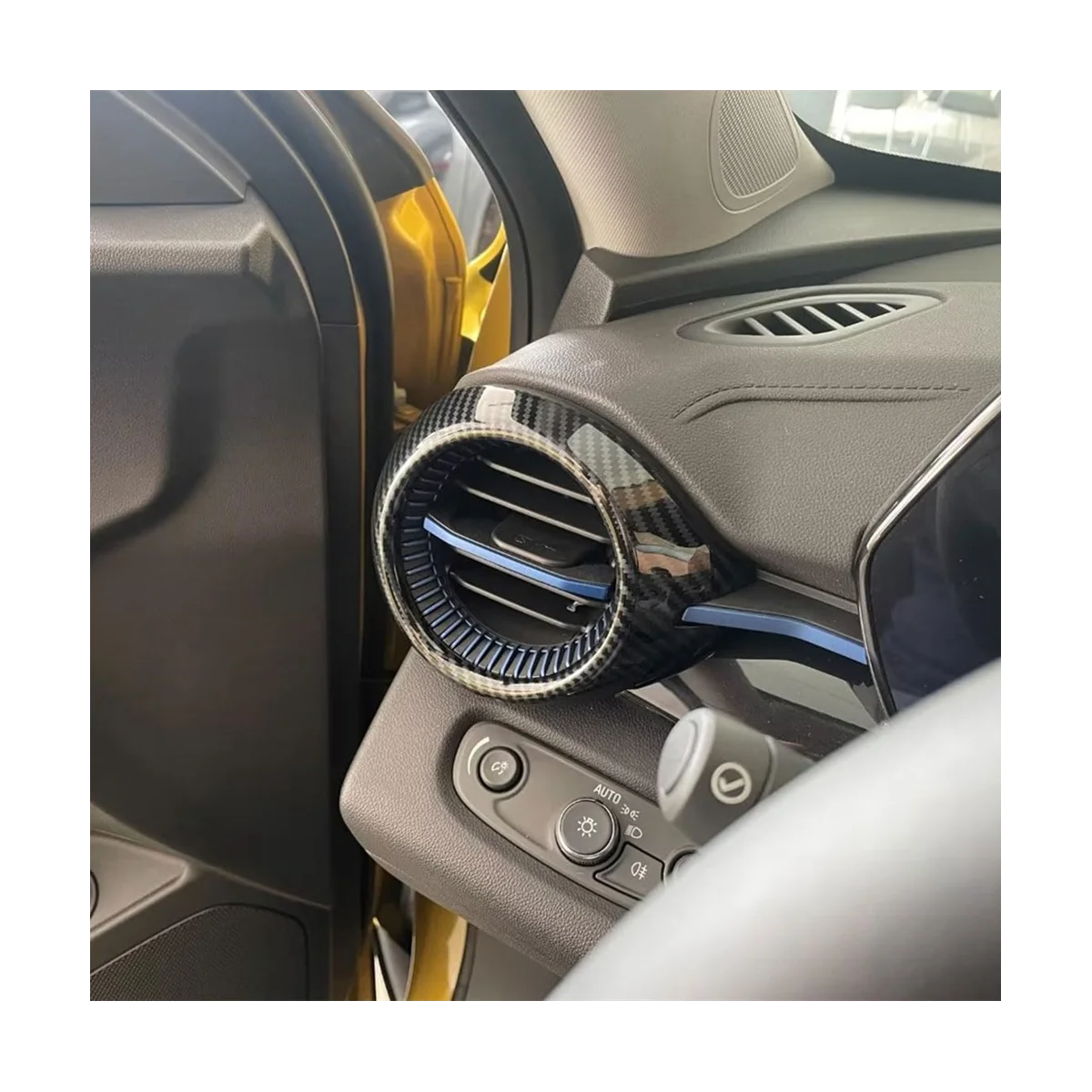 Firmly Car Side Air Outlet Vent Cover Trim for Chevrolet Trax Seeker 2023 2024 Accessories (ABS Carbon Fiber) - Image 6