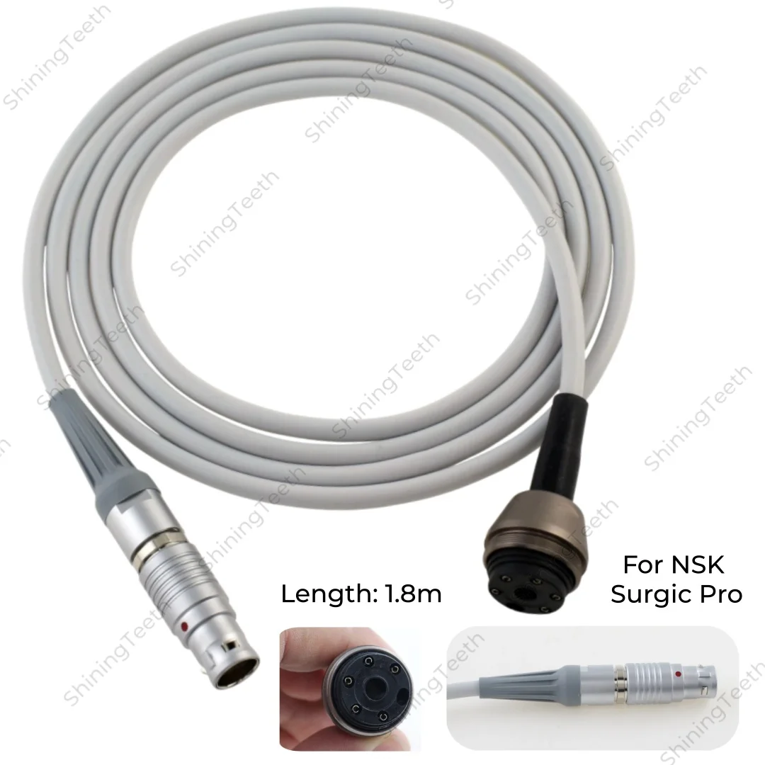 

Dental Implant Motor Cable Wire Cord for NSK Surgic Pro/Plus Surgical Unit Motor 1.8m