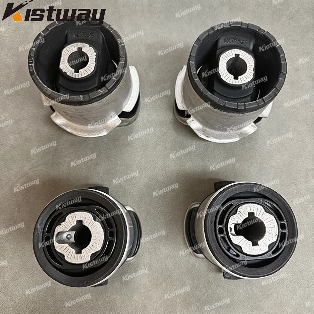 4PCS Rear Axle Beam Mounting Bonded Rubber Bushing Kit For Audi A6 C8 A5 B9 4K0505145 4KD505145B