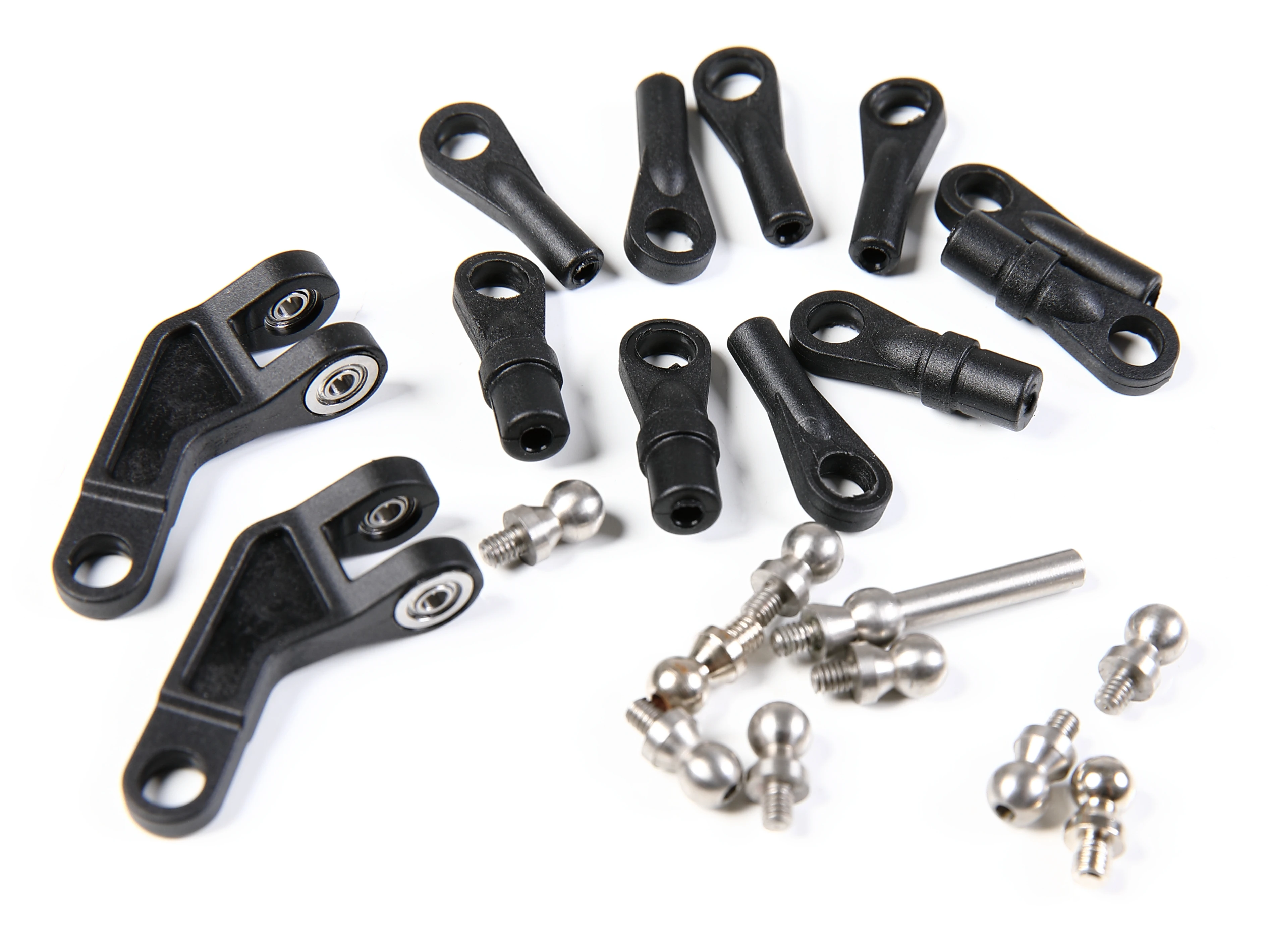 RC Helicopter Trex 500 Main Rotor Grip Arm Ball Head Kit Linkage Rod Ball Link Controll Arm