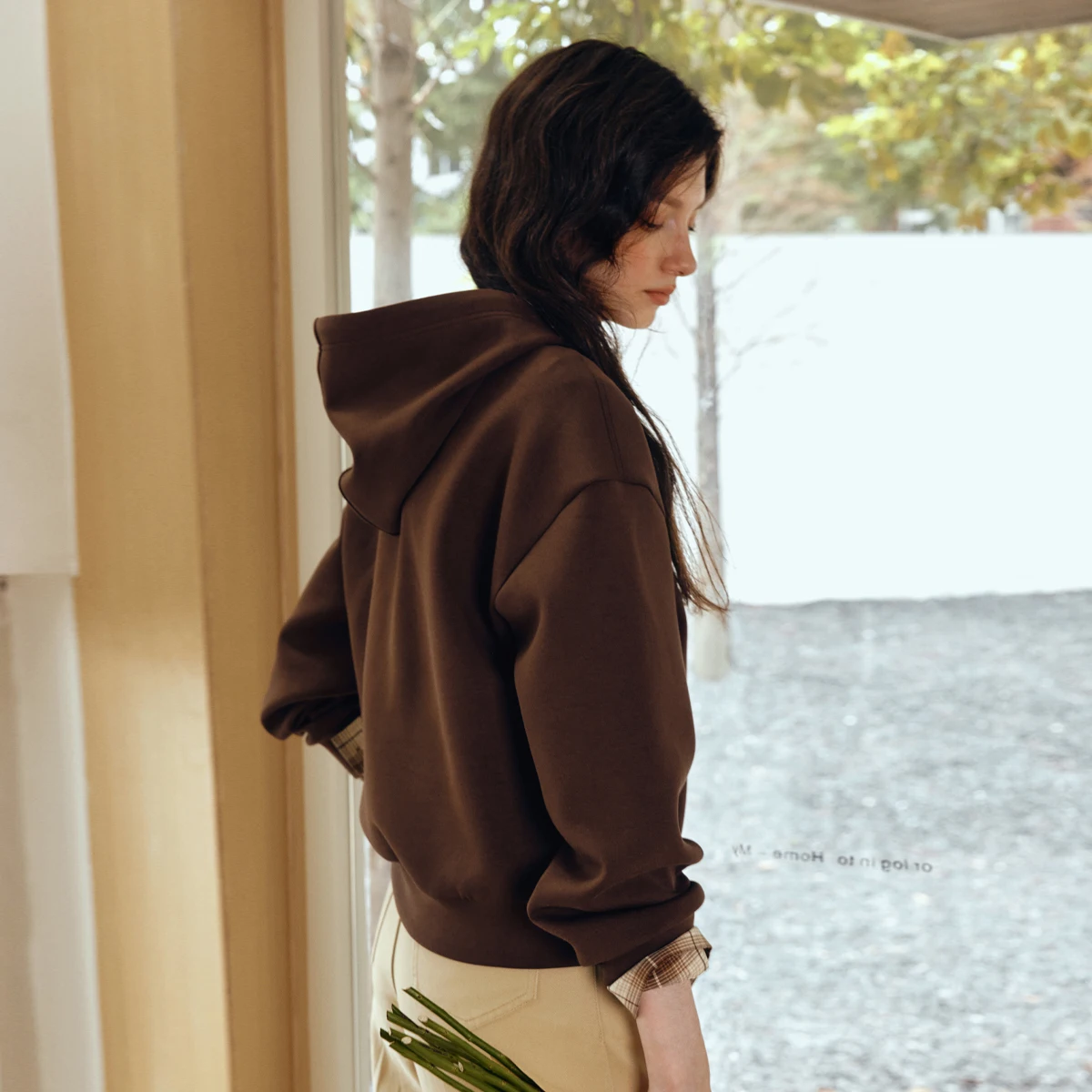 OLrain 2025 Women's Autumn Hooded Sweatshirts Cartoon Cute Print Loose Tops Casual Commute Knitwear Female Clothing O57QR000995