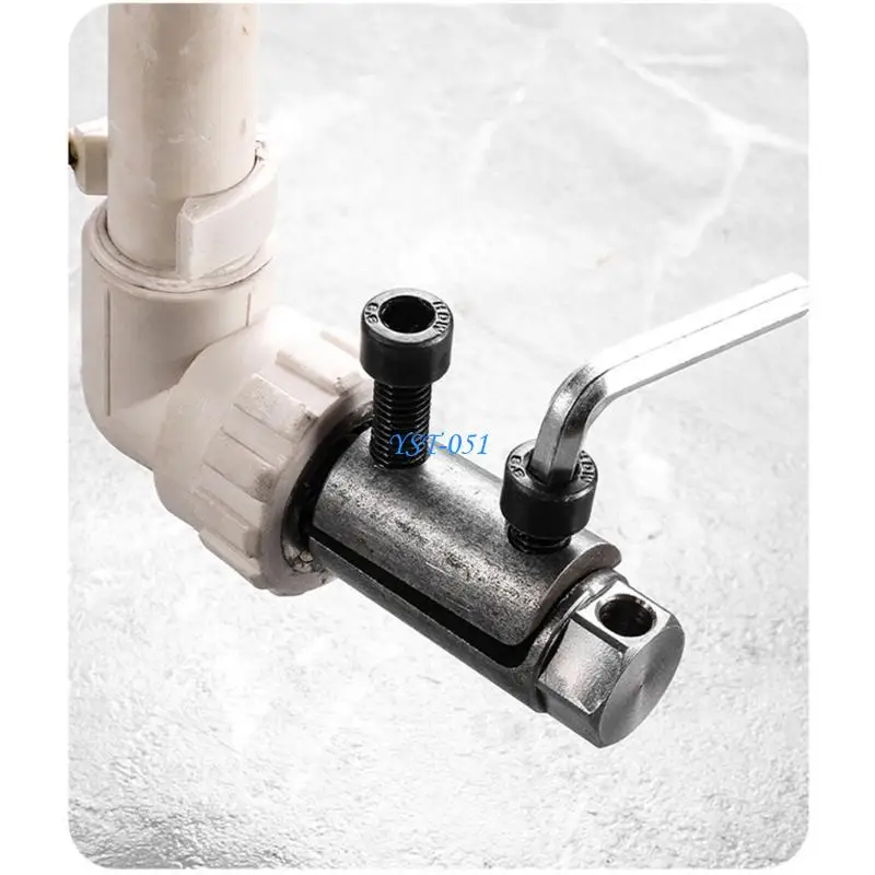 

E15A Broken Faucet Stripped Screw Extractor for Efficient Removal of Broken Water Pipe Screws in 1/2Inch and 3/4Inch Size