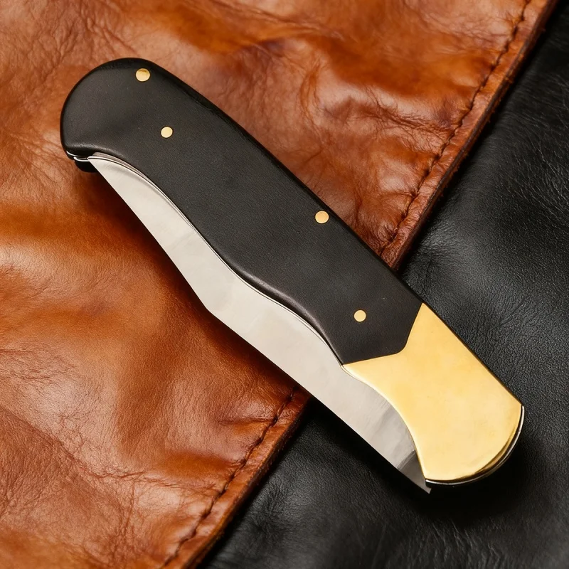 Folding fruit knife for outdoor use, household peeler, kitchen fruit and melon knife, portable pocket knife, outdoor knife