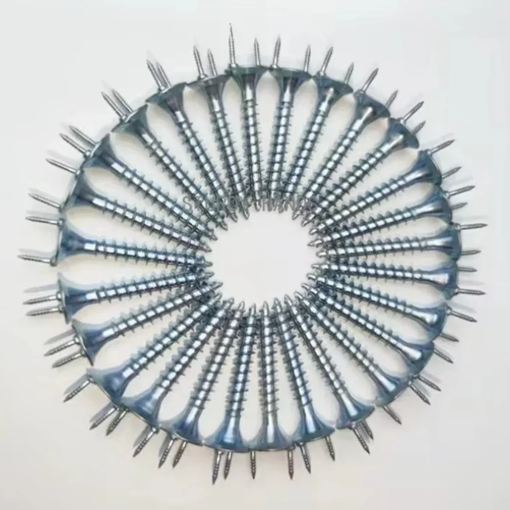 

50PCS Double Headed Steel Galvanized Nail Invisible Sturdy Headless Nail with Accessories Self Tapping Nail Decoration Work