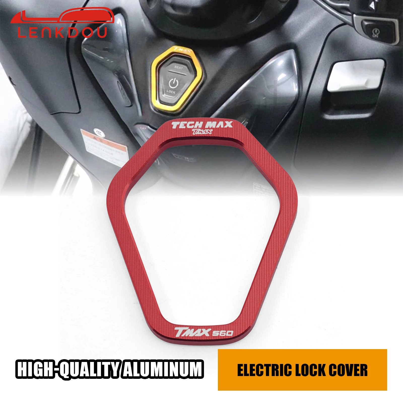 Motorcycle Electric Door Lock Switch Covers Caps Protector Guards For Yamaha T-MAX 560 2022-2024 Moto Accessories CNC Aluminum