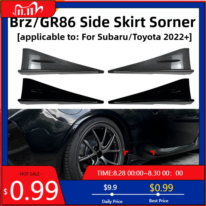 

Hot Ornaments For Subaru BRZ/Toyota GR86 2022 2023 2024 2025 Corner Spoilers, Small Bumper Car Stickers, Cross-border Modif Int