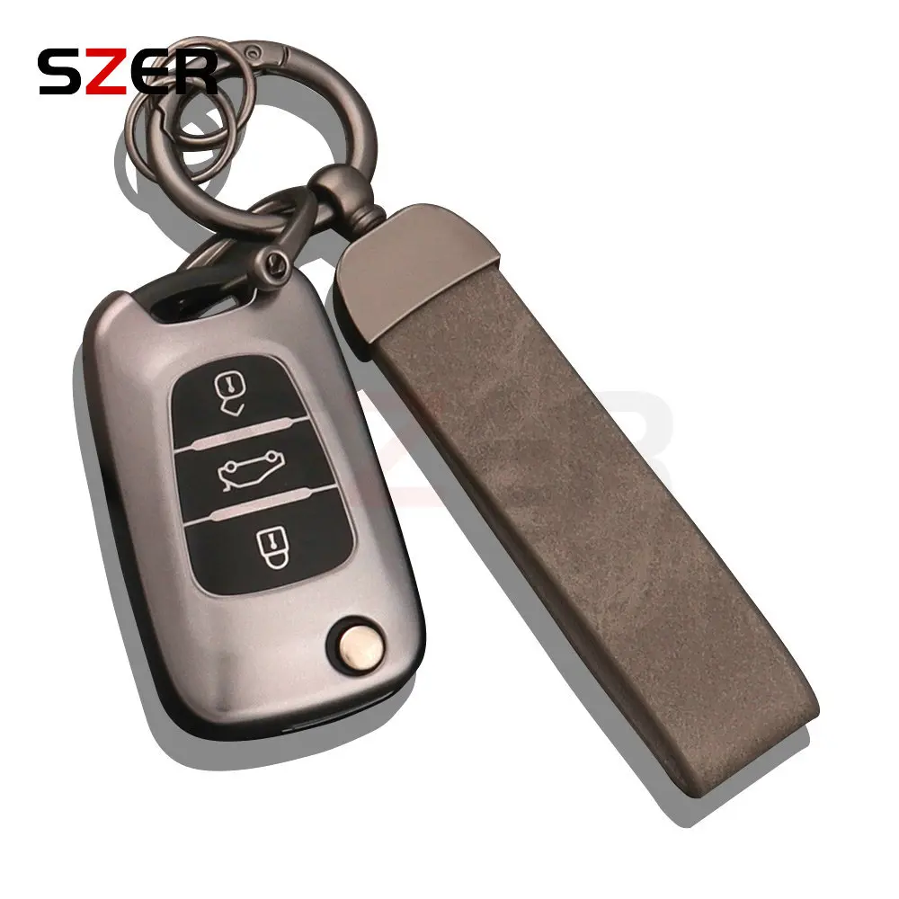 Mode TPU Auto Falt schlüssel Fall Abdeckung Anhänger für Hyundai i20 i30 Elantra Azera Veracruz Vel oster Kia Rio K7 K5 Sportage Sorento