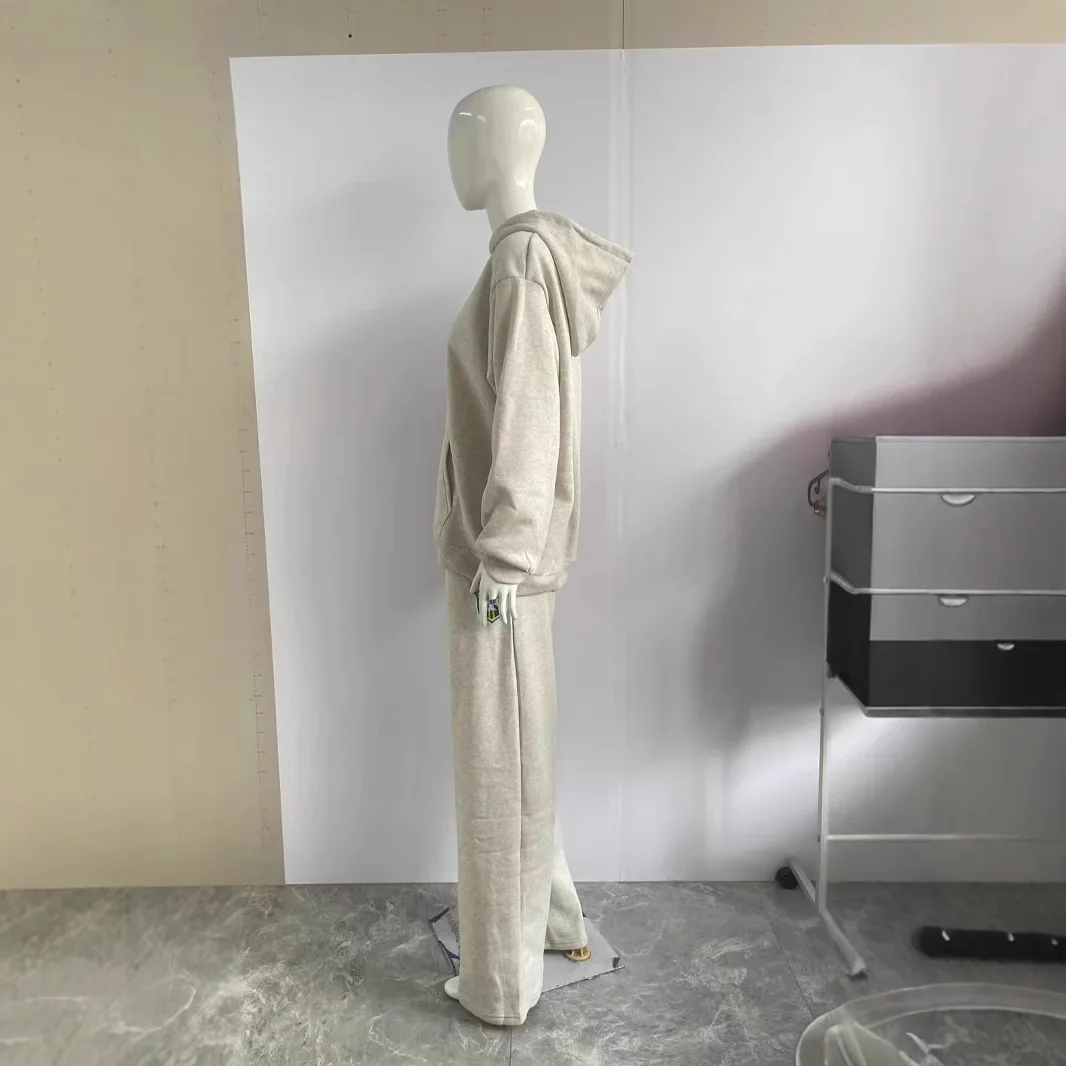 

Модный комплект с капюшоном American Long Sve, свободный крой, модный ретро трансграничный, Новое поступление, повседневная спортивная одежда для мужчин