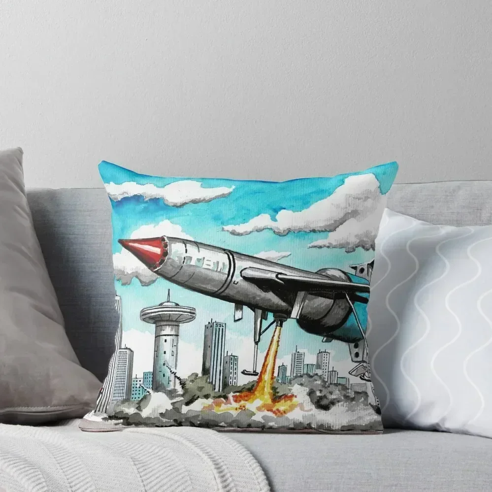 

Thunderbird 1 from Thunderbirds Throw Pillow Luxury Sofa Cushions Ornamental Pillow pillow