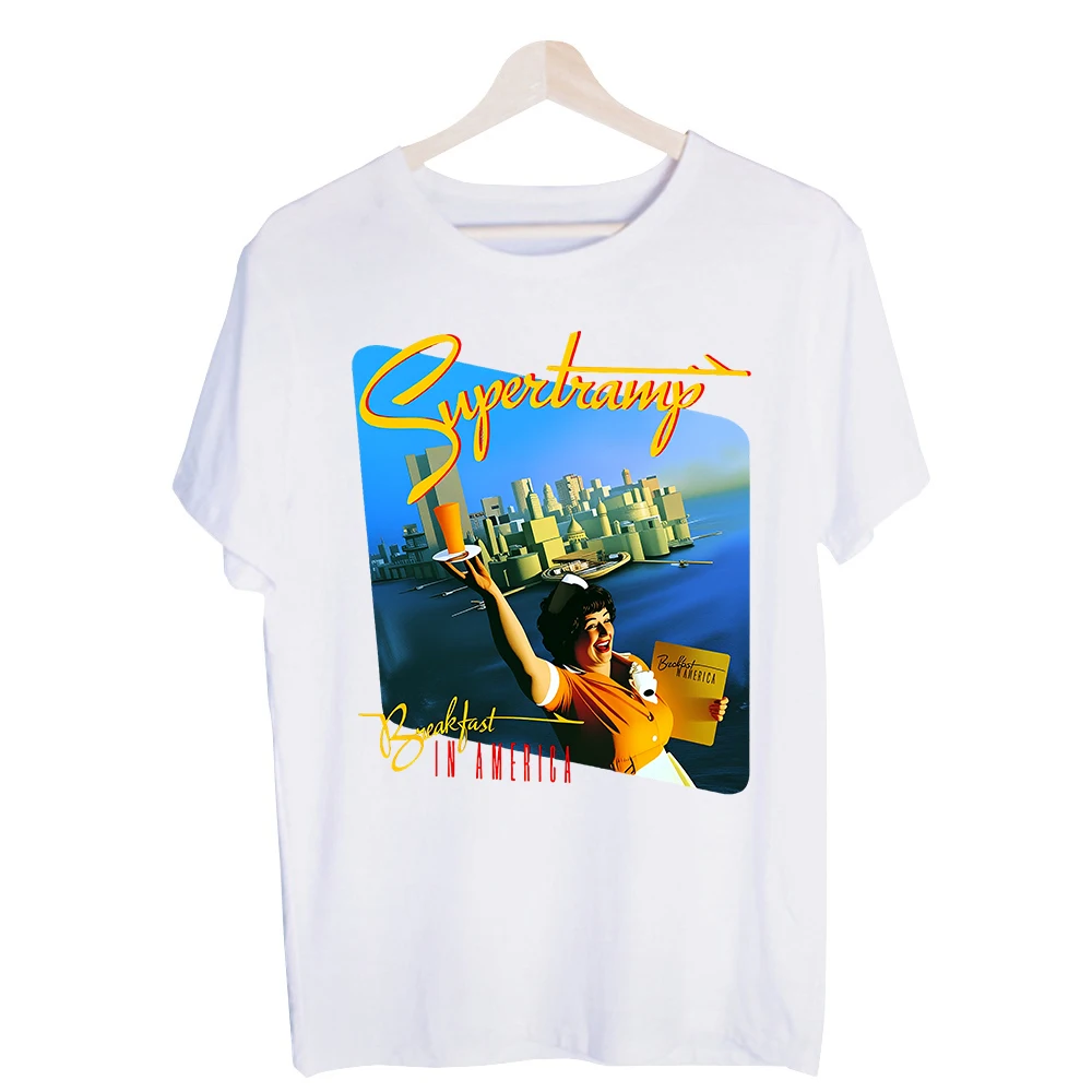 Men's Cityscape and Typography Graphic Tee, Short Sleeve Crew Neck T-Shirt for Casual Streetwear and Daily Outfits